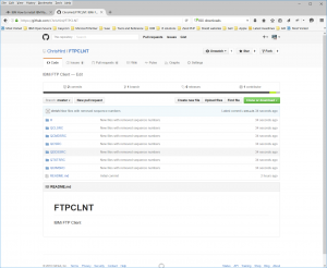 View of GitHub Repository with new content